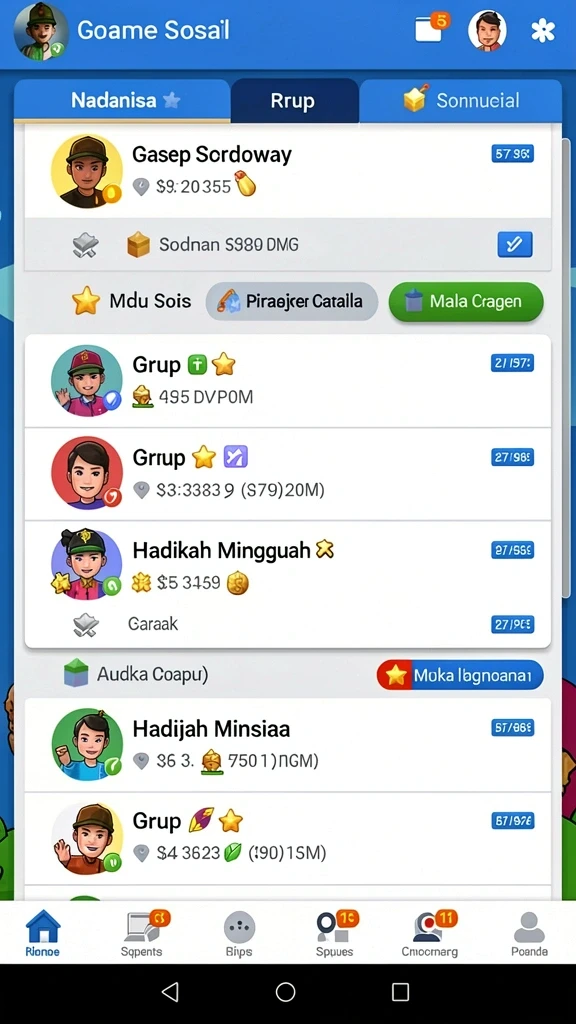 Beragam pilihan permainan menarik dalam aplikasi Download 369zk APK untuk Android.