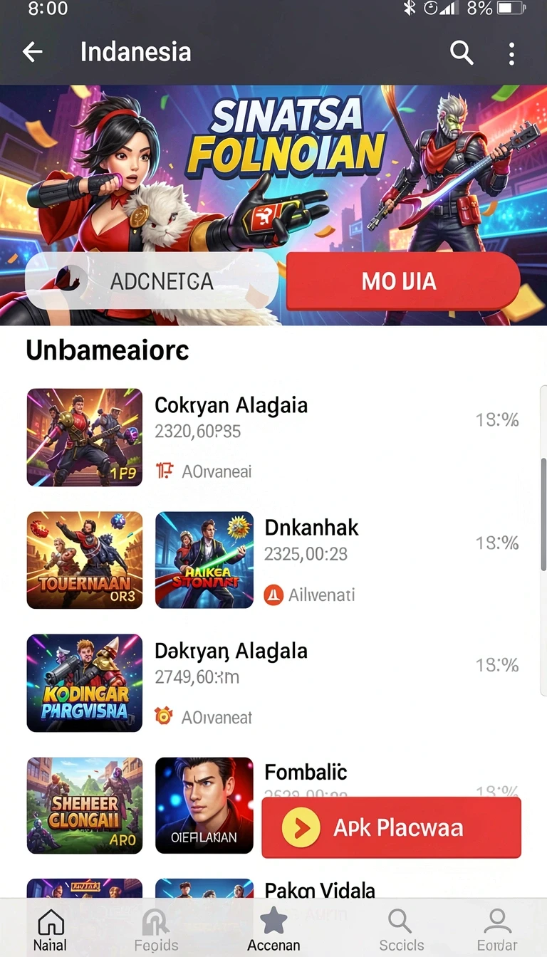 Beragam pilihan permainan menarik dalam aplikasi Review Aplikasi esse4d.