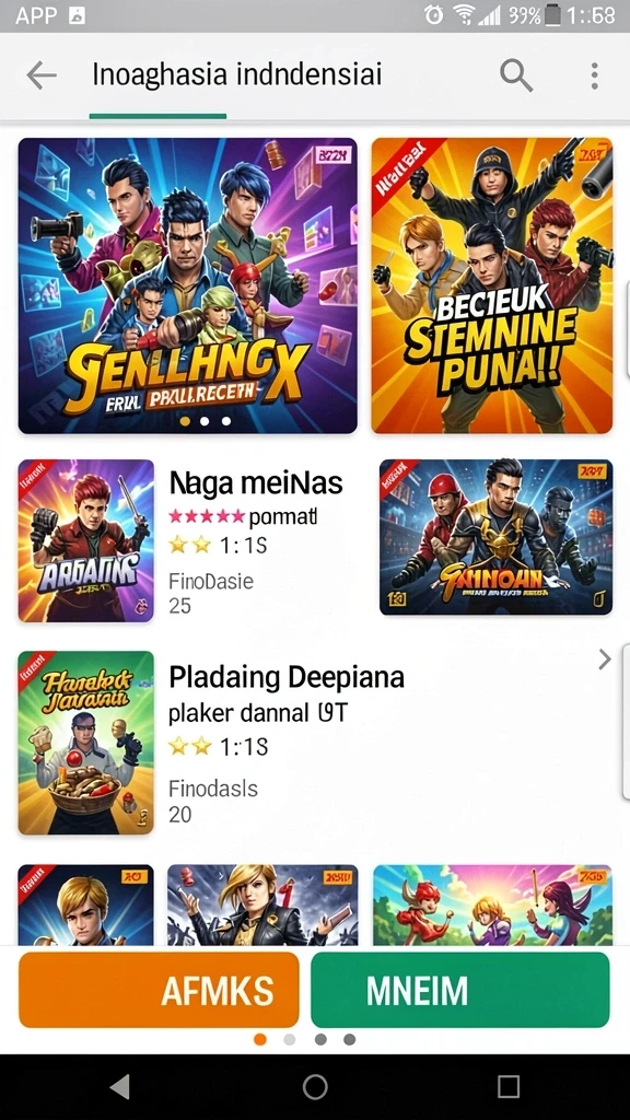Beragam pilihan permainan menarik dalam aplikasi Download limit APK untuk Android.